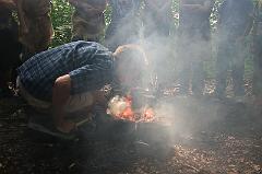 Feuer in der Steinzeit